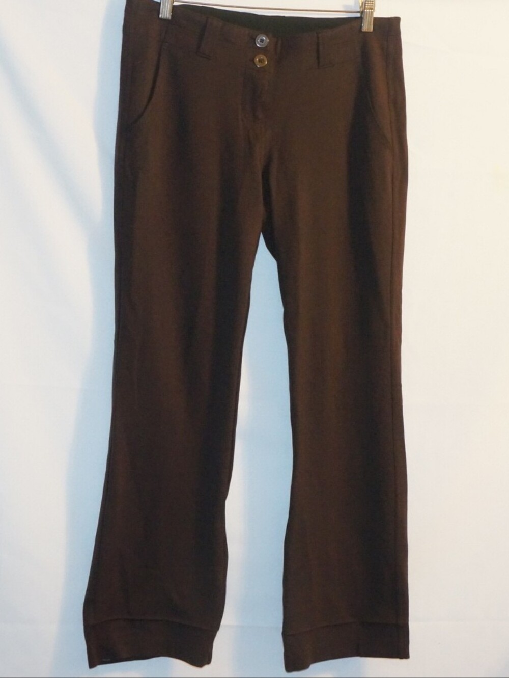 Title Nine style TN-220975 is an outdoor-focused women's stretch Pant Brown Sz 8 - Picture 3 of 12